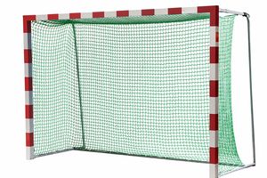 Handball Tornetz in grün mit kleiner Maschenweite