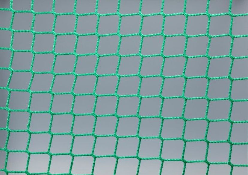 Net 5 mm PP, vierkante maas 60 mm