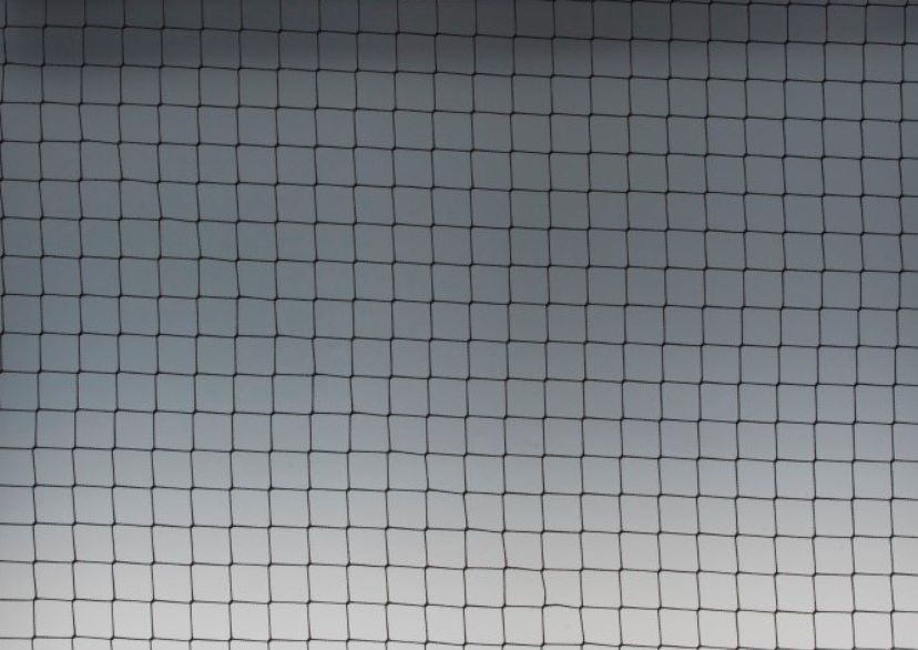 Net 1 mm PP, vierkante maas 30 mm