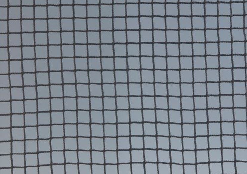 Net 2mm PP, vierkante maas 20mm