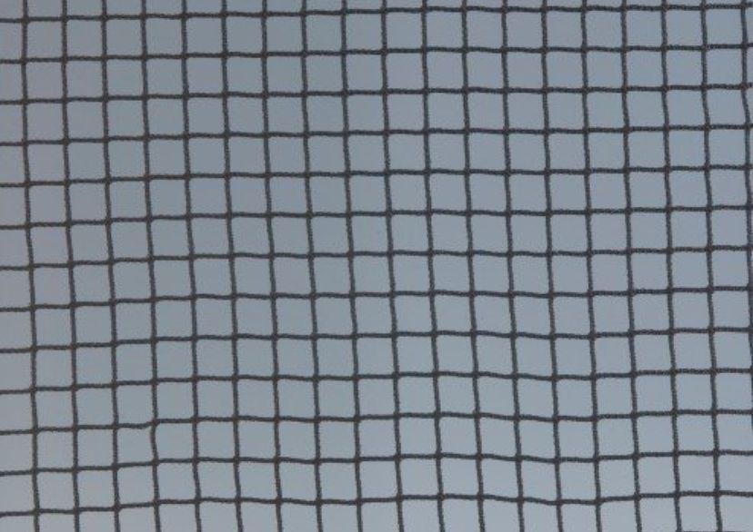 Net 2mm PP, vierkante maas 20mm