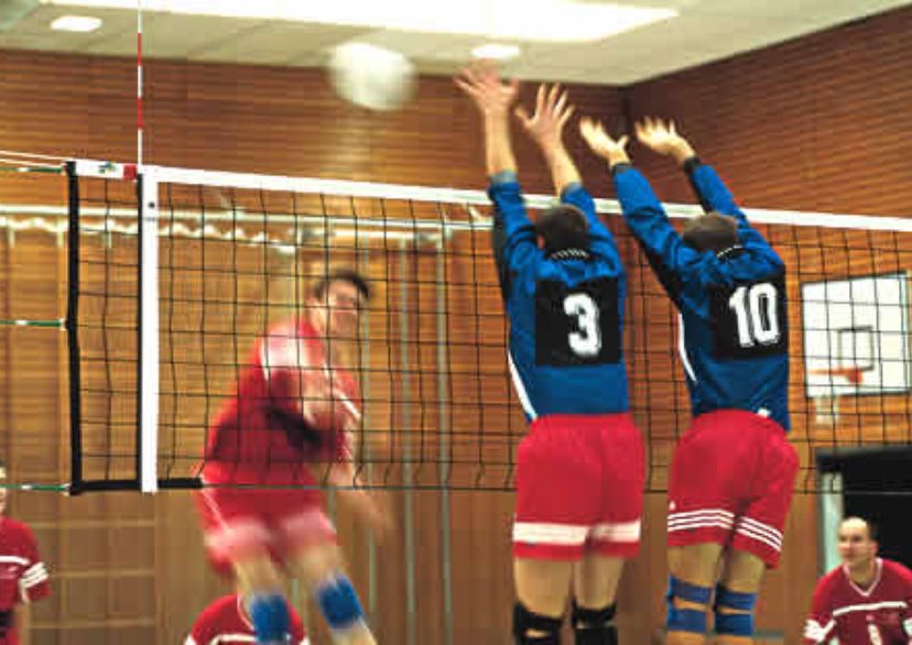 Volleybal wedstrijdnet