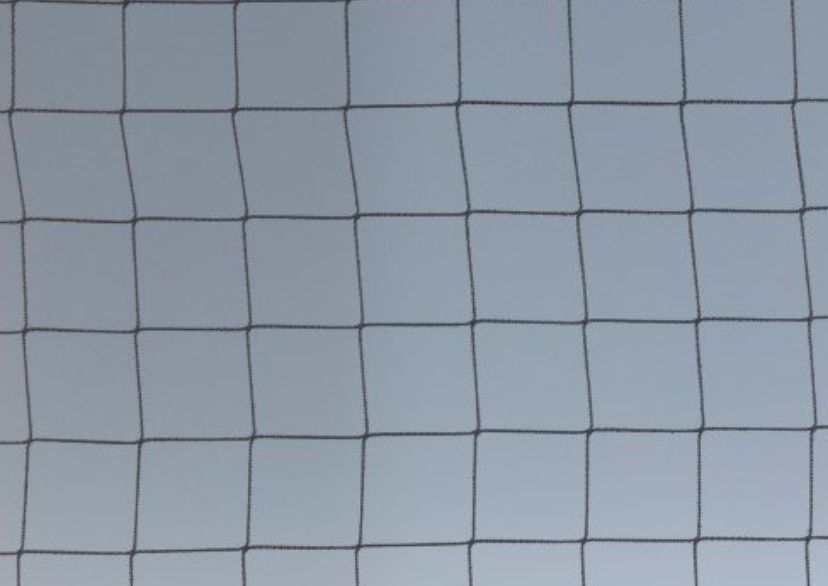 Net 1.5 mm PP, vierkante maas 50 mm