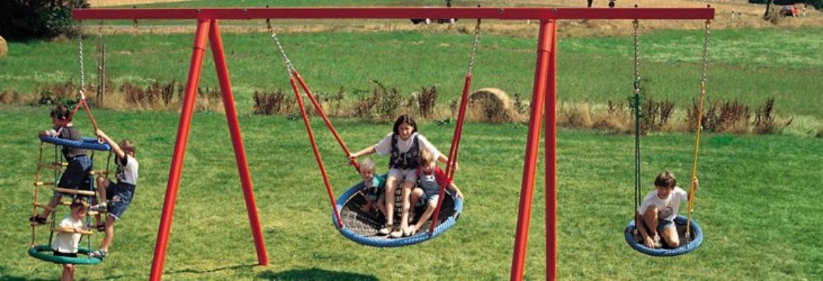 Stalen schommelframe, lang