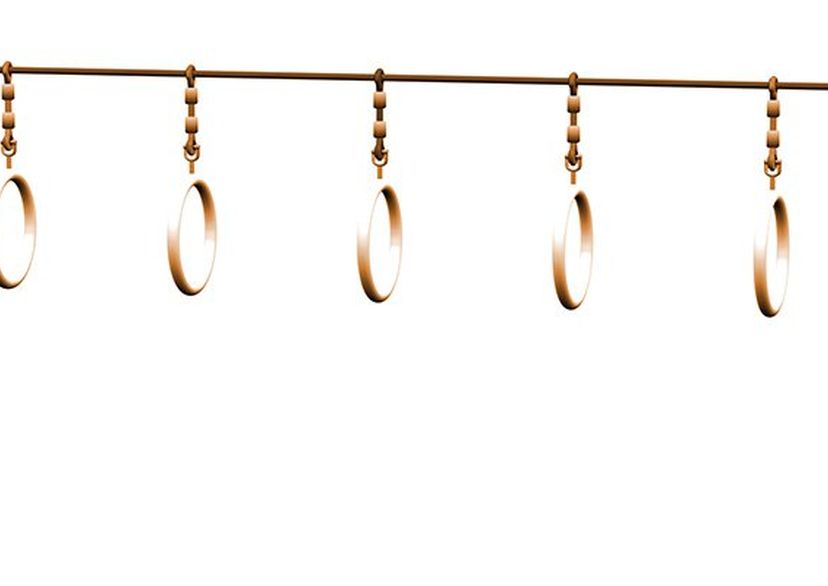 Ringen voor robiniahouten palen