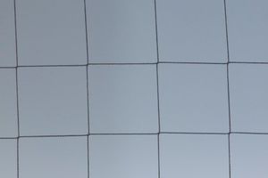 Net 1.5mm PP, vierkante maas 100mm